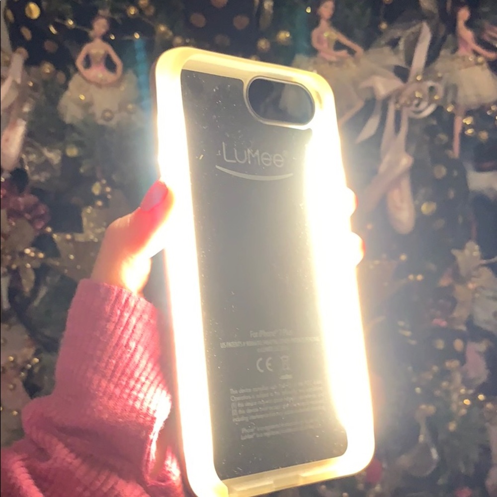 Rose gold lumee 3 case iPhone 7+